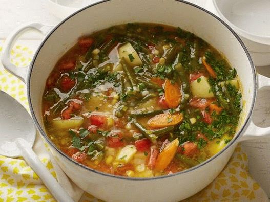 № 10: Вегетарианска супа със струйни зърна