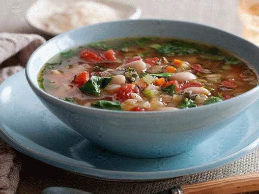 № 30: Тосканска зеленчукова супа с боб и спанак