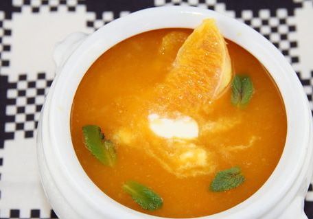 Кремообразна портокалова супа