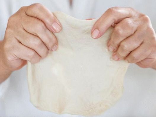 Разтегнете тестото Разтегнете тестото