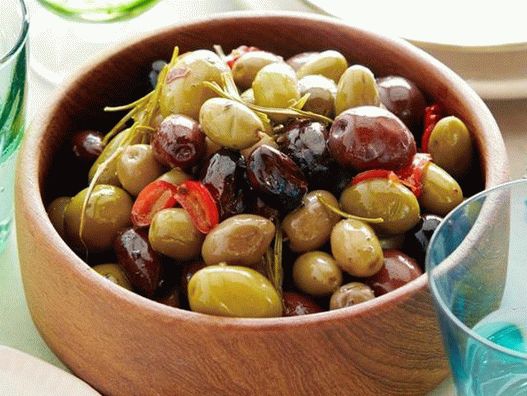 The photo на ястие - печени пикантни маслини