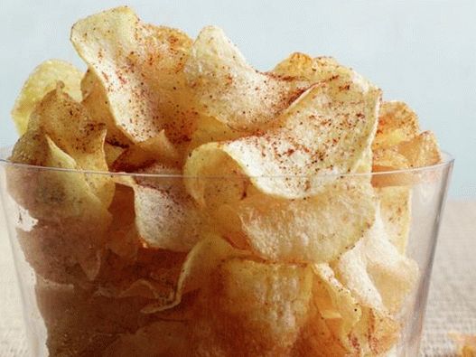 The photo на ястие - пикантни картофени чипсове