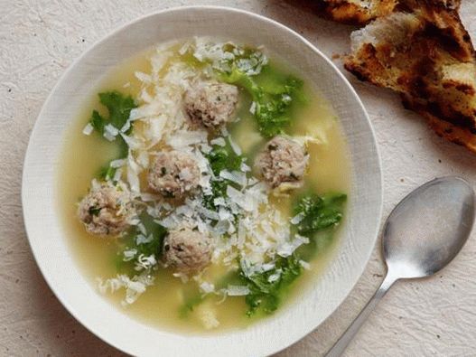 The photo за ястие - италианска сватбена супа
