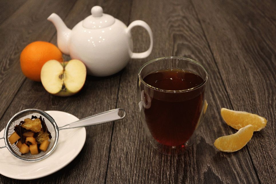 Чай от плодове с ванилия