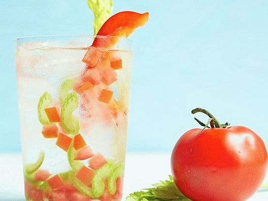 Фото газирана напитка със целина