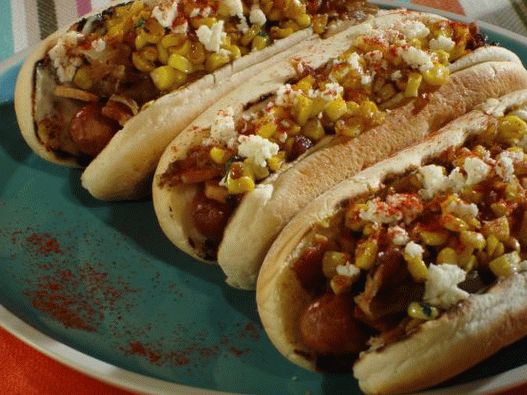 Бруклин царевица Photo Hot Dogs