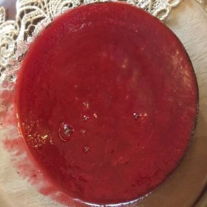 Кисел с червени боровинки