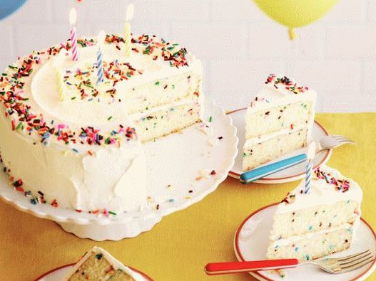 Фото класическа торта за рожден ден