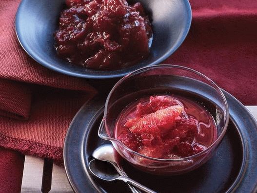 Фото сос от червени боровинки - колекция от 30 рецепти за червена боровинка