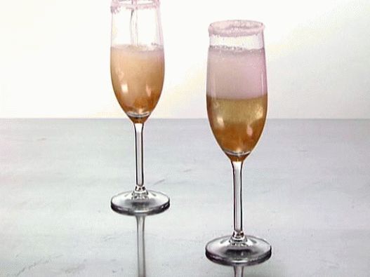 Фото коктейл с шампанско и джинджифил
