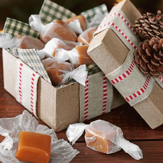 Фото кремообразен карамелен бонбон