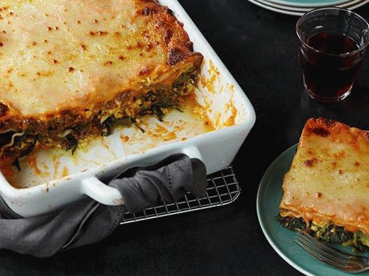 Снимка на спанак лазаня