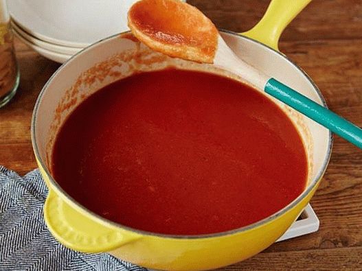 Снимка на ястието - Доматен сос от печени домати