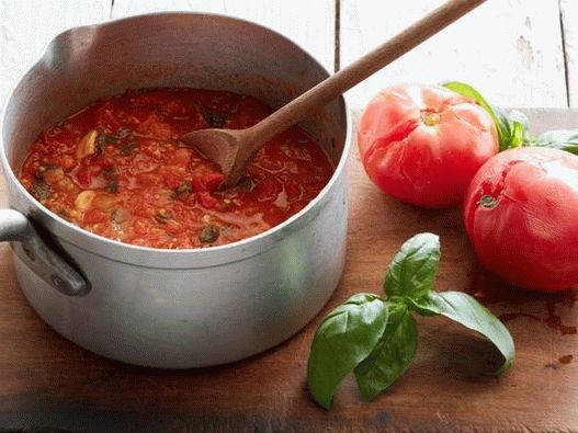 Снимка на ястието - Доматен сос от презрели домати
