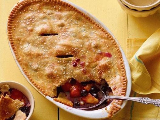 Паяжина от боровинки и праскови