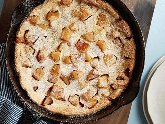 Бледа с ниско съдържание на мазнини от ябълки