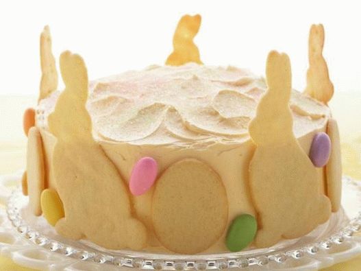 The photo на ястие - Великденска торта с малина