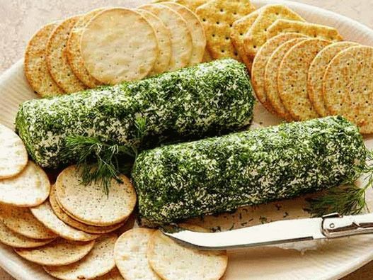 Козе сирене поръсено с копър