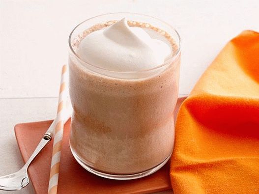 Фото млечен шейк със сорбет