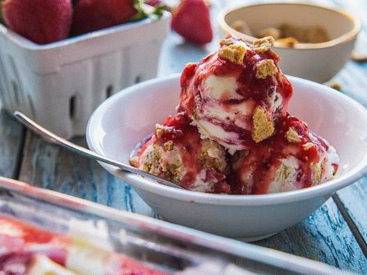 Фото сладолед с ягодов чийзкейк без сладолед