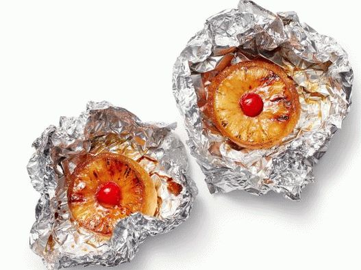 Ананасови питки с ананас във фолио