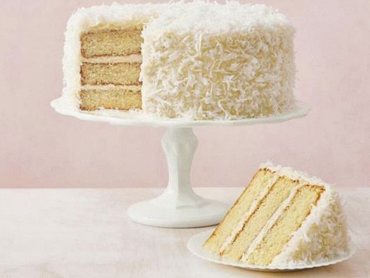 Кокосова торта с крем извара