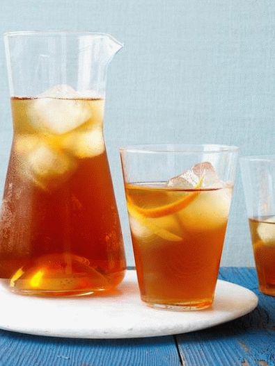 Снимка - леден чай с джин и кардамон