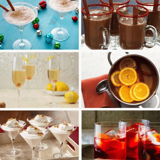 Фото рецепти за зимни ваканционни коктейли и напитки