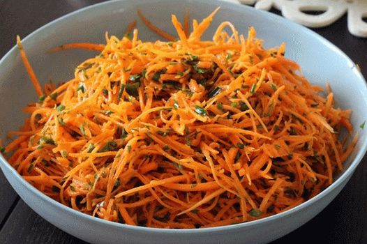 Фото френска салата с моркови