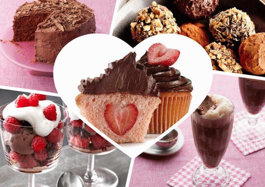 Фото шоколадови десерти за Свети Валентин