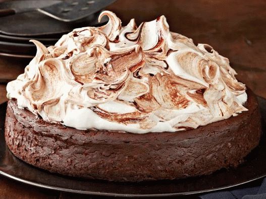 Пищна шоколадова торта без брашно