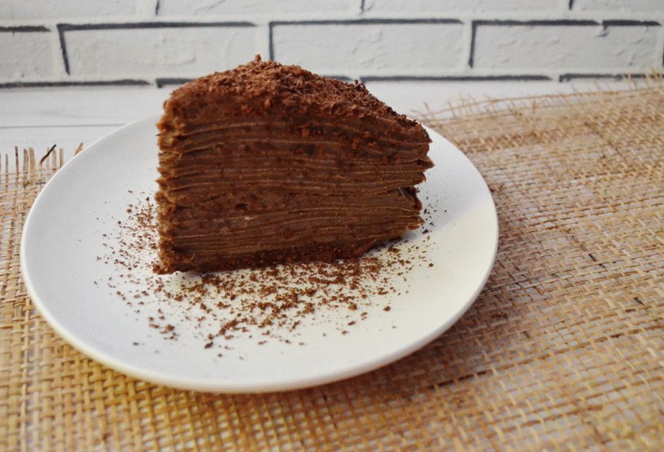Торта с шоколадова палачинка