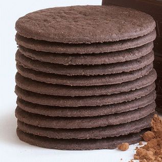 Фото шоколадови вафлени бисквитки