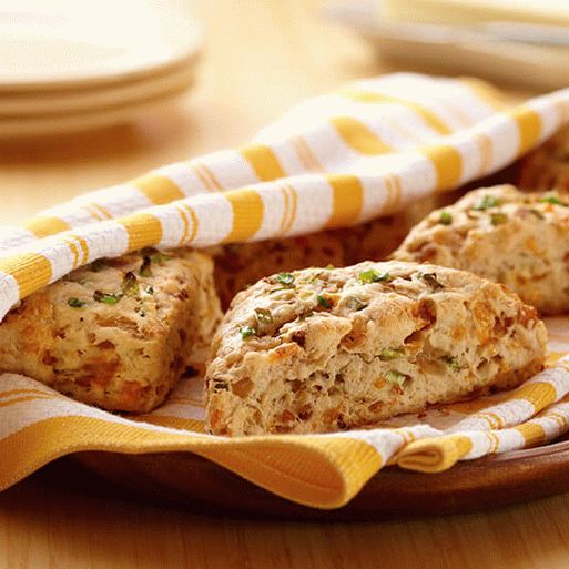 Фото сконки с шунка и извара с билки