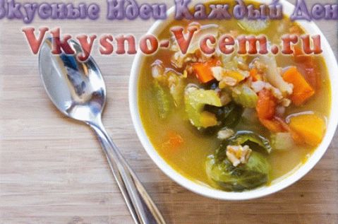 Супа от брюкселско зеле