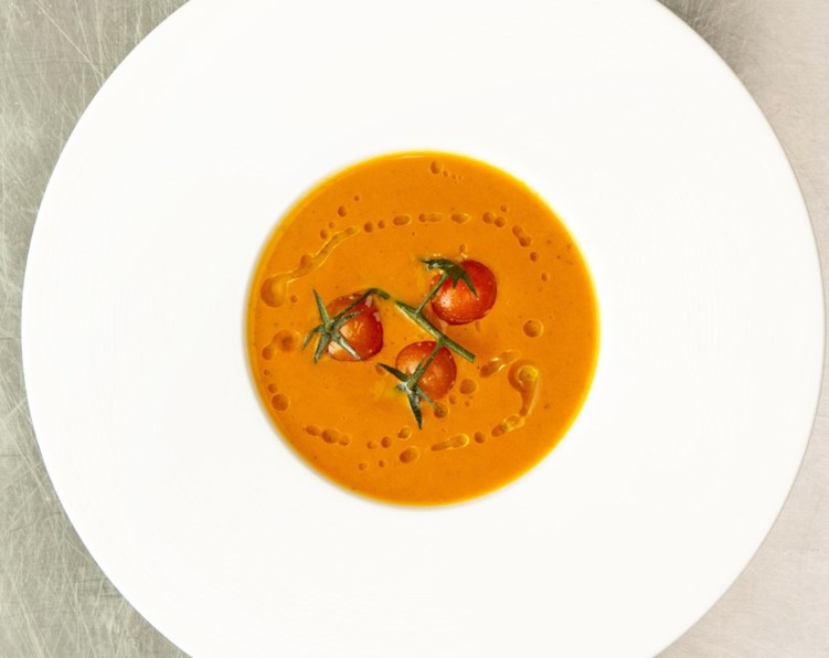 Печена доматена супа