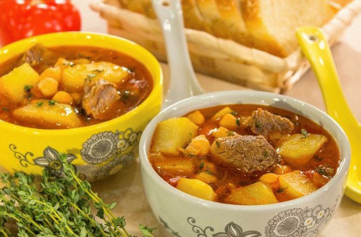 Супа от нахут и агнешко месо