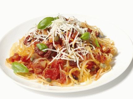 Снимка на тиквени спагети