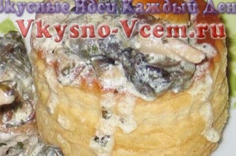 Салата от охлюви с гъби