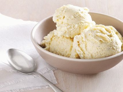 Фото ванилов сладолед с мед