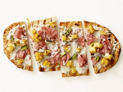 Хавайска пица със снимки на скара